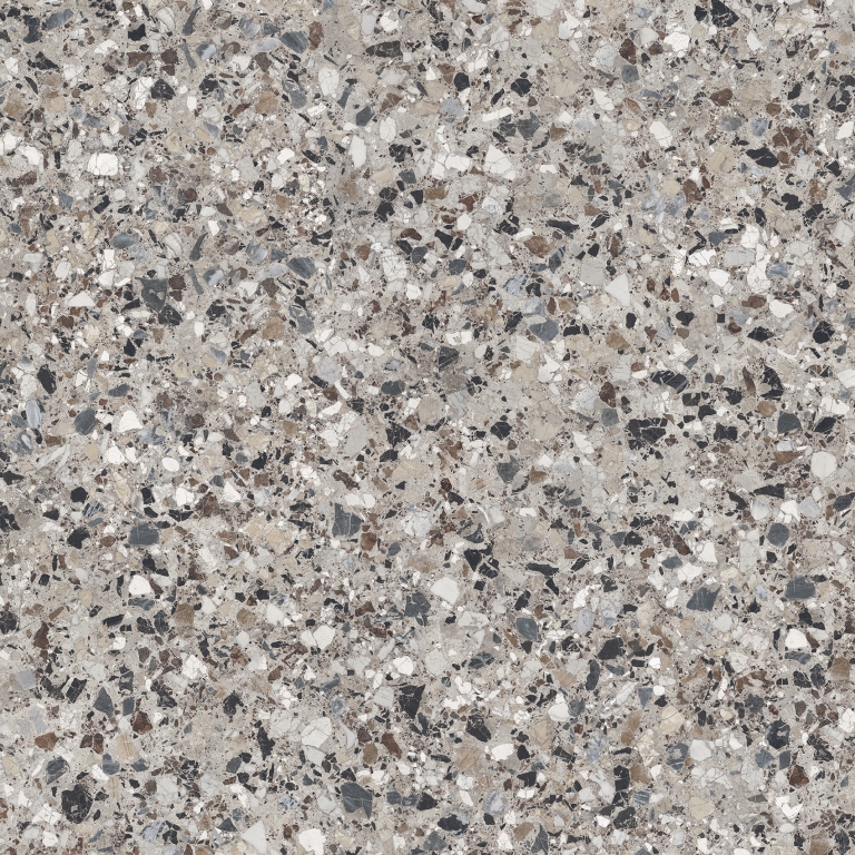 Milzetti - 47X47 Pebble, Silver, Polished